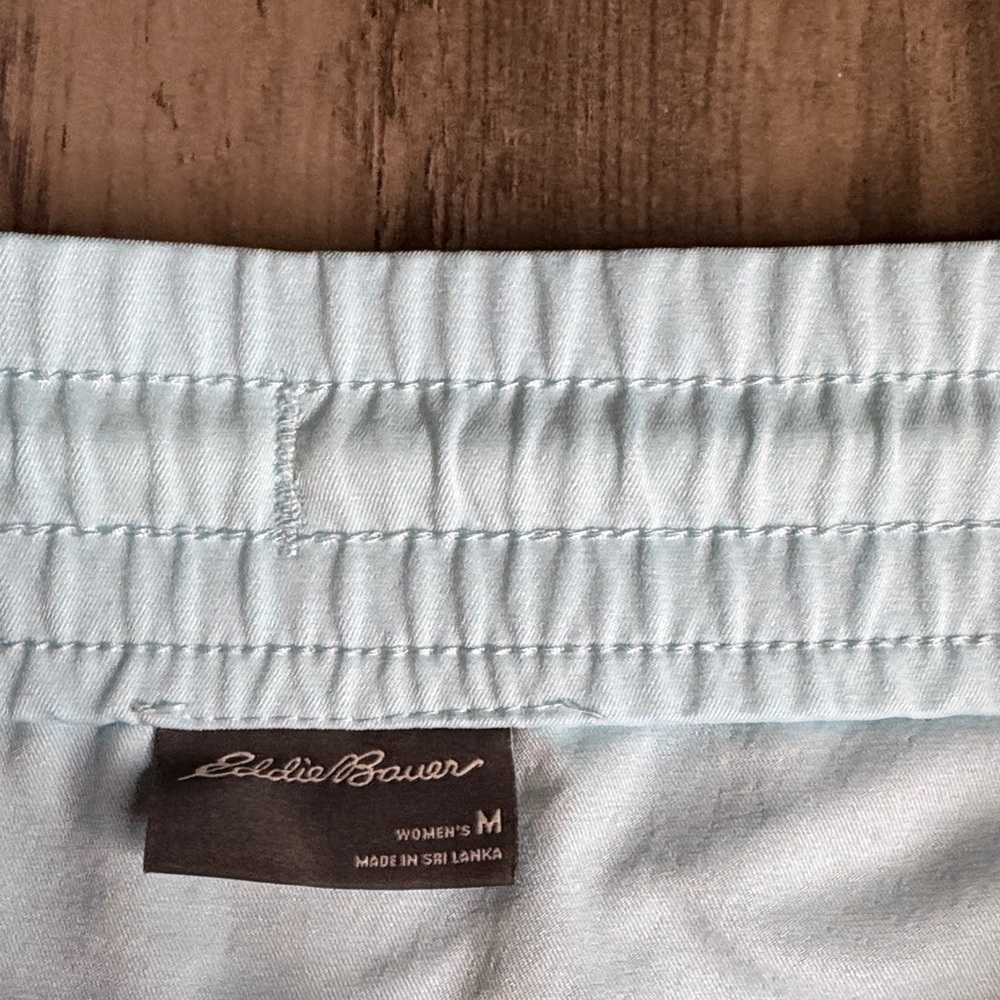Eddie Bauer Women's Athletic Shorts in Light Blue - Picture 2 of 4